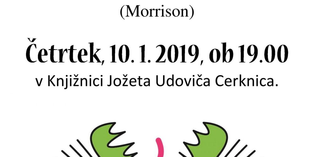 ODPOVEDANO – Knjiga ne grize: Morrison – Bog pomagaj otroku