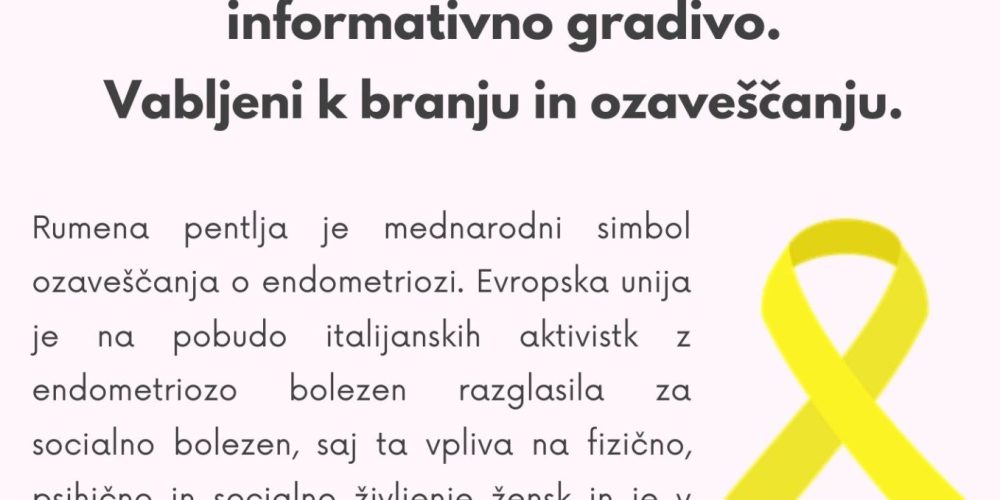Spregovorimo o endometriozi – informativna razstava na Rakeku
