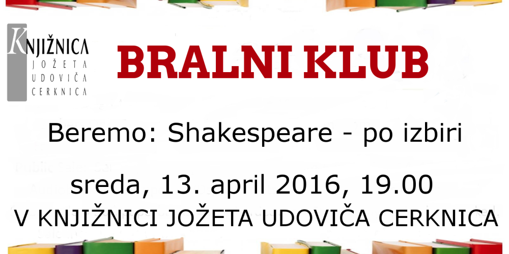Bralni klub: Shakespeare