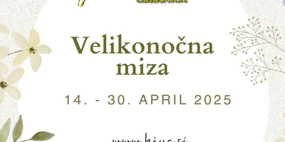 Velikonočna miza – razstava društva Klasje